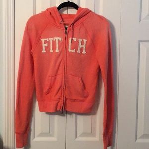 Abercrombie & Fitch peach sweatshirt